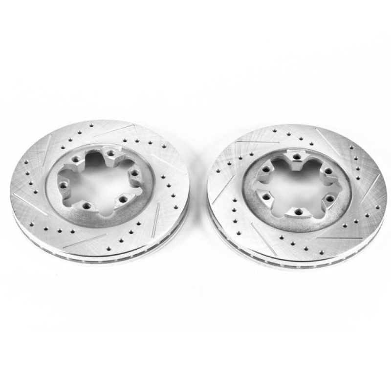 PowerStop Power Stop 04-08 Chevrolet Colorado Front Evolution Drilled & Slotted Rotors - Pair