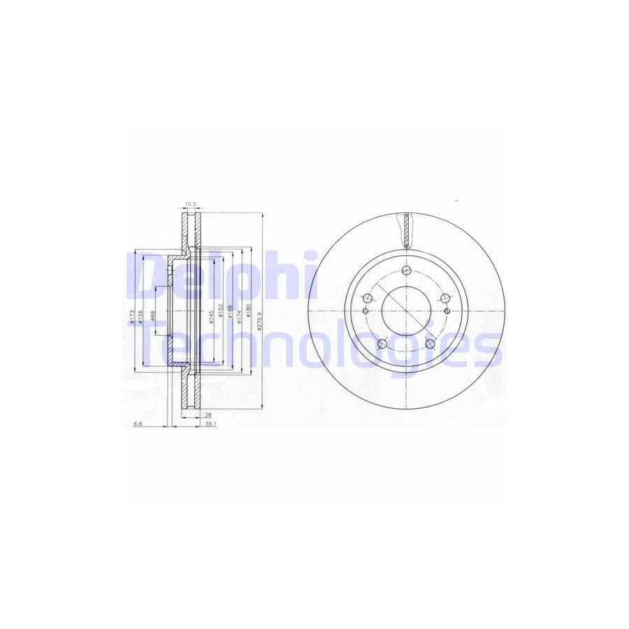 Delphi Bg4147 Brake Disc