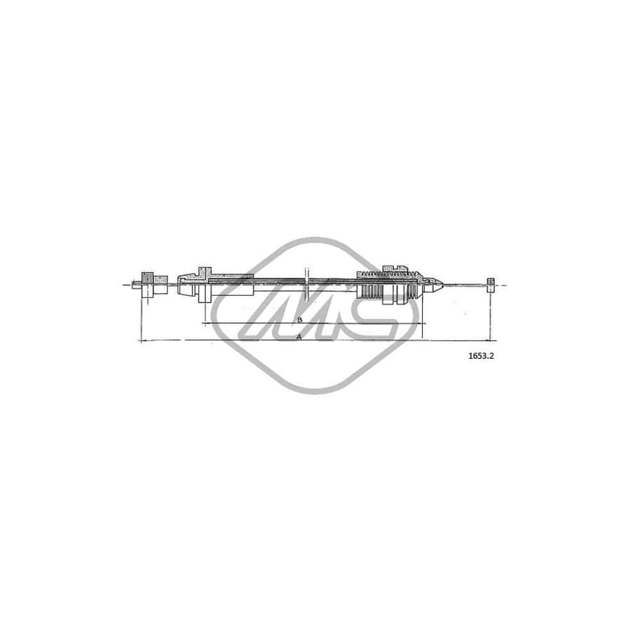 Metalcaucho 81475 Throttle Cable