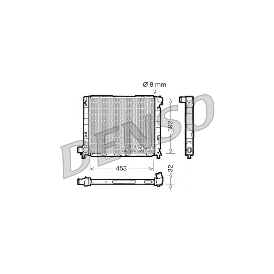 DENSO DRM09052 Engine Radiator for Fiat Croma I Hatchback (154)