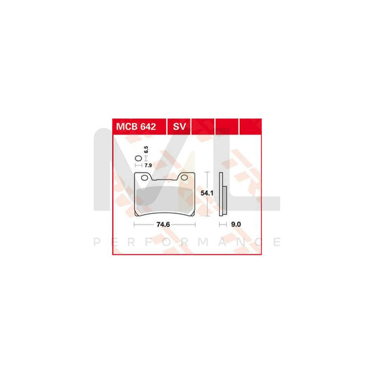TRW Organic Allround Mcb642 Brake Pad Set | ML Performance Car Parts