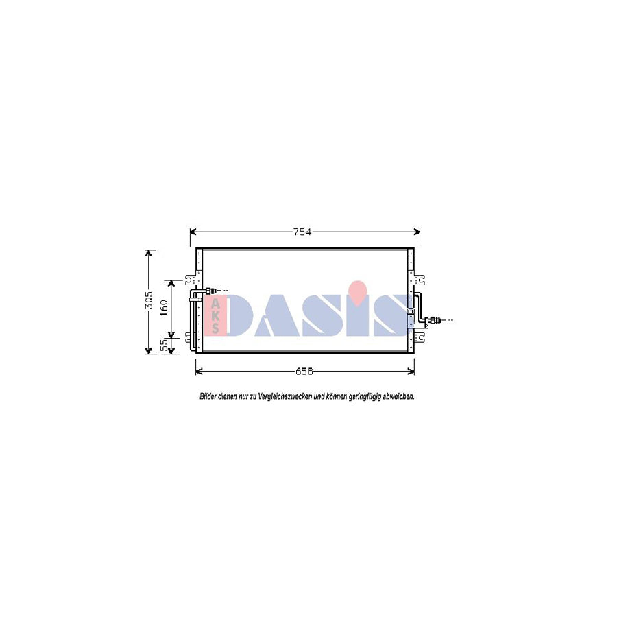 AKS Dasis 102040N Air Conditioning Condenser for Honda Integra I Hatchback (Da)