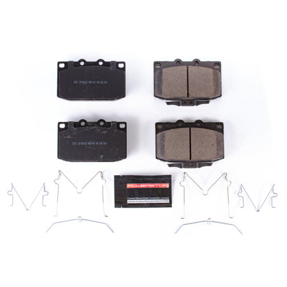 PowerStop Power Stop 86-91 Mazda RX-7 Front Z23 Evolution Sport Brake Pads w/Hardware