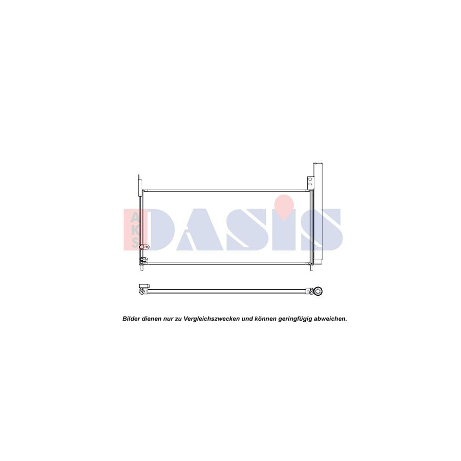 AKS Dasis 212099N Air Conditioning Condenser for Toyota Prius Plus (Xw40)