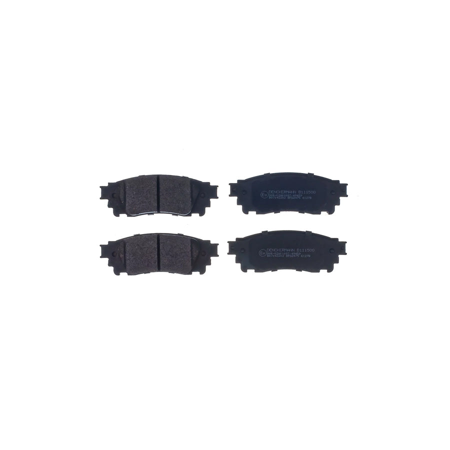 Denckermann B111500 Brake Pad Set