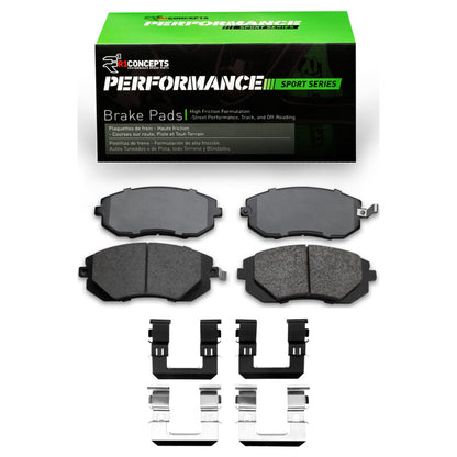 R1 Concepts R1 02-07 Subaru WRX Front R1 Performance Sport Pads & Hardware Kit