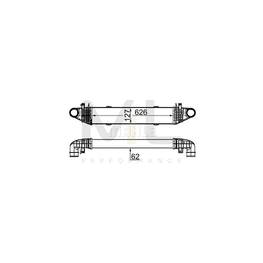 MAHLE ORIGINAL CI 359 000S Intercooler suitable for MERCEDES-BENZ C-Class | ML Performance Car Parts