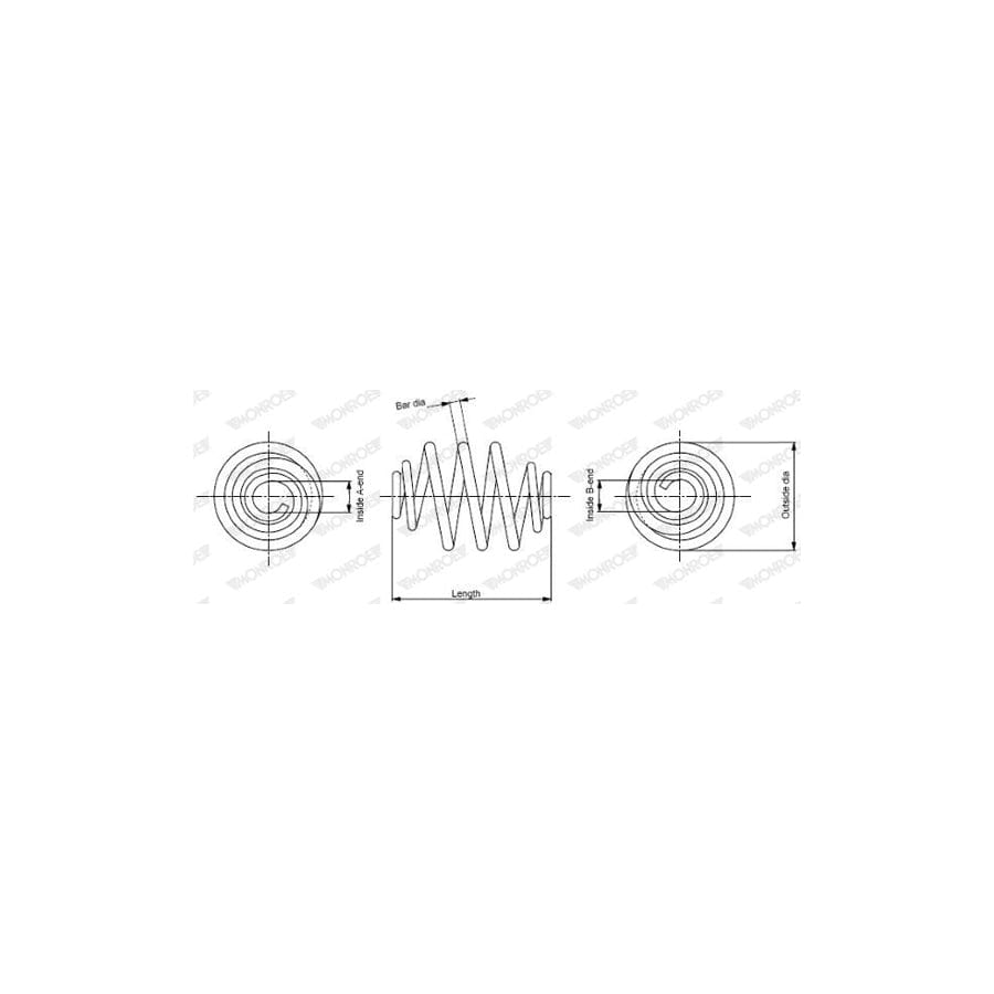 Monroe Sp0427 Coil Spring