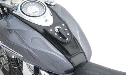 Mustang Motorcycle Mustang 99-21 Yamaha V-Star 1100 Custom Cruiser Tank Bib w/Studs - Black