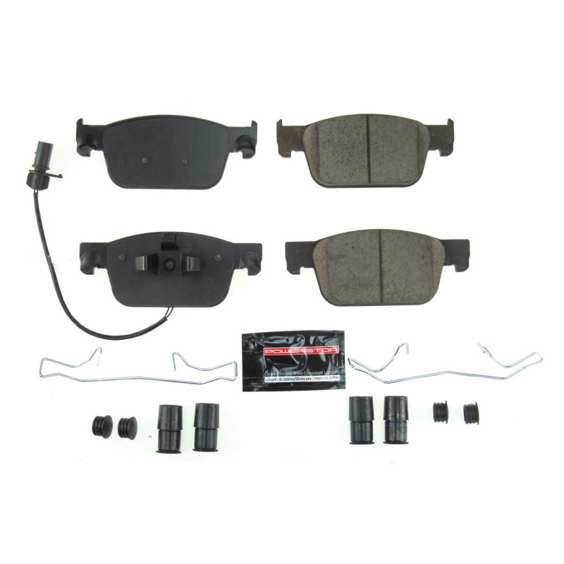 PowerStop Power Stop 17-19 Audi A4 Front Z23 Evolution Sport Brake Pads w/Hardware
