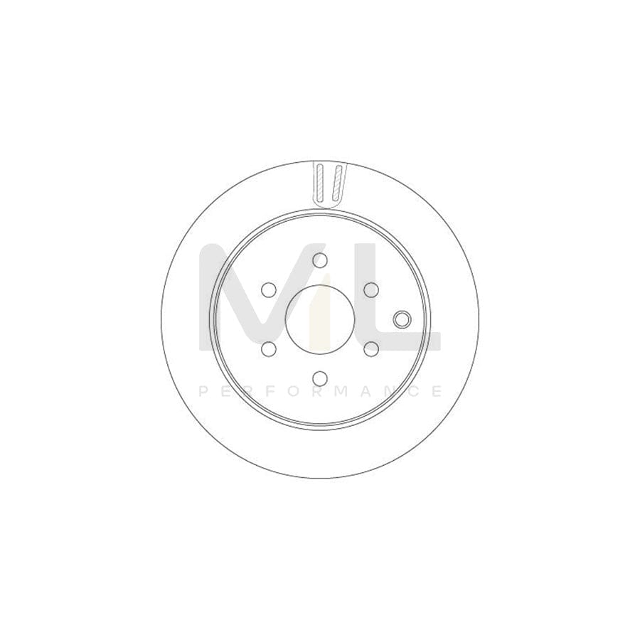 TRW DF6289 Brake Disc Vented, Painted | ML Performance Car Parts
