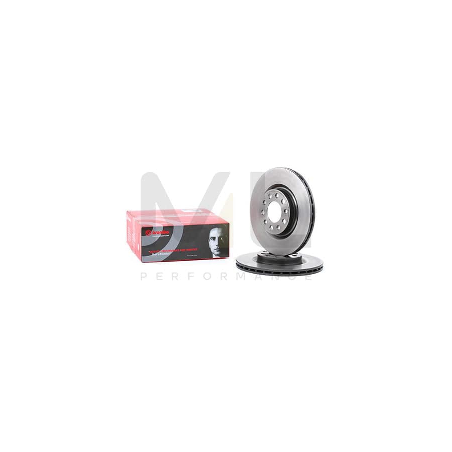 BREMBO COATED DISC LINE 09.9366.21 Brake Disc Internally Vented, Coated | ML Performance Car Parts