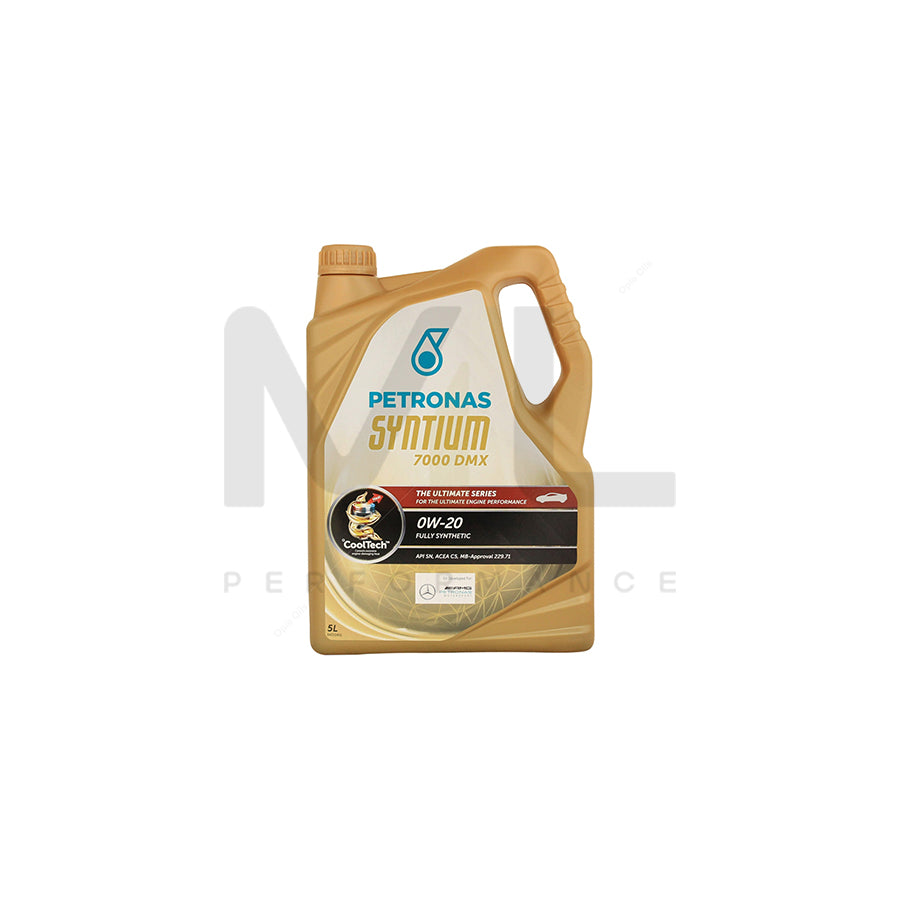 PETRONAS Syntium 7000 DMX 0W-20 Fully Synthetic Car Engine Oil 5l