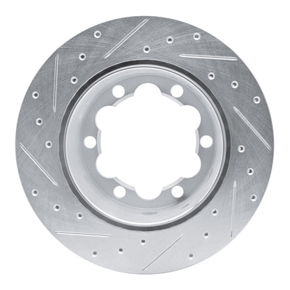 R1 Concepts R1 02-06 Dodge Sprinter 3500 Rear Right Drilled & Slotted Silver Brake Rotor