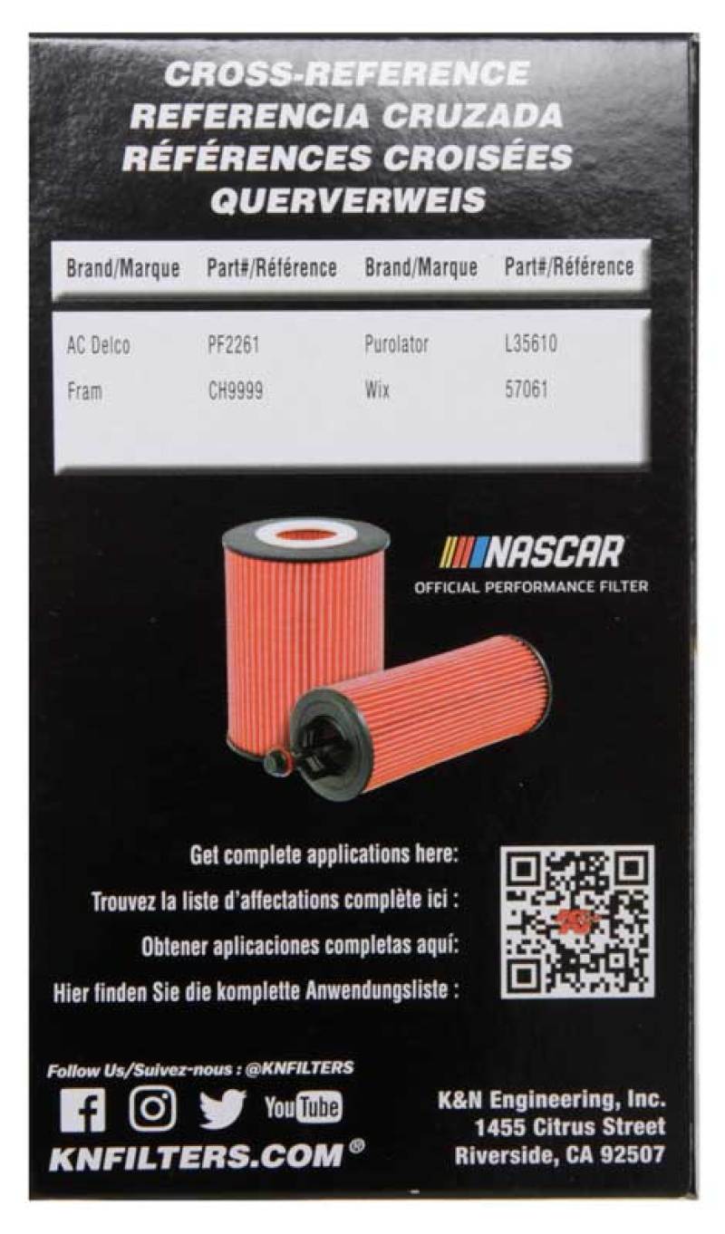 K&N Engineering K&N Performance Gold Oil Filter for Hyundai/Kia V6 06-08 Azera/Sonata/Sedona/07-08 Santa Fe