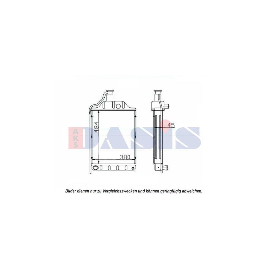 AKS Dasis 440661N Engine Radiator