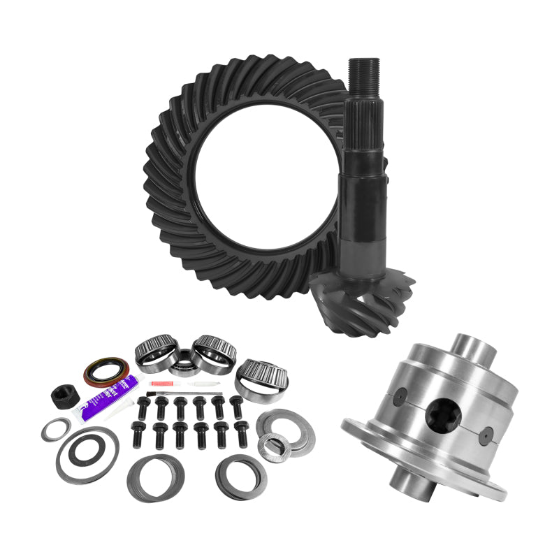 Yukon Gear & Axle Yukon Gear 11.25in Dana 80 3.54 Rear Ring & Pinion Install Kit 35 Spline Positraction 4.125in BRG