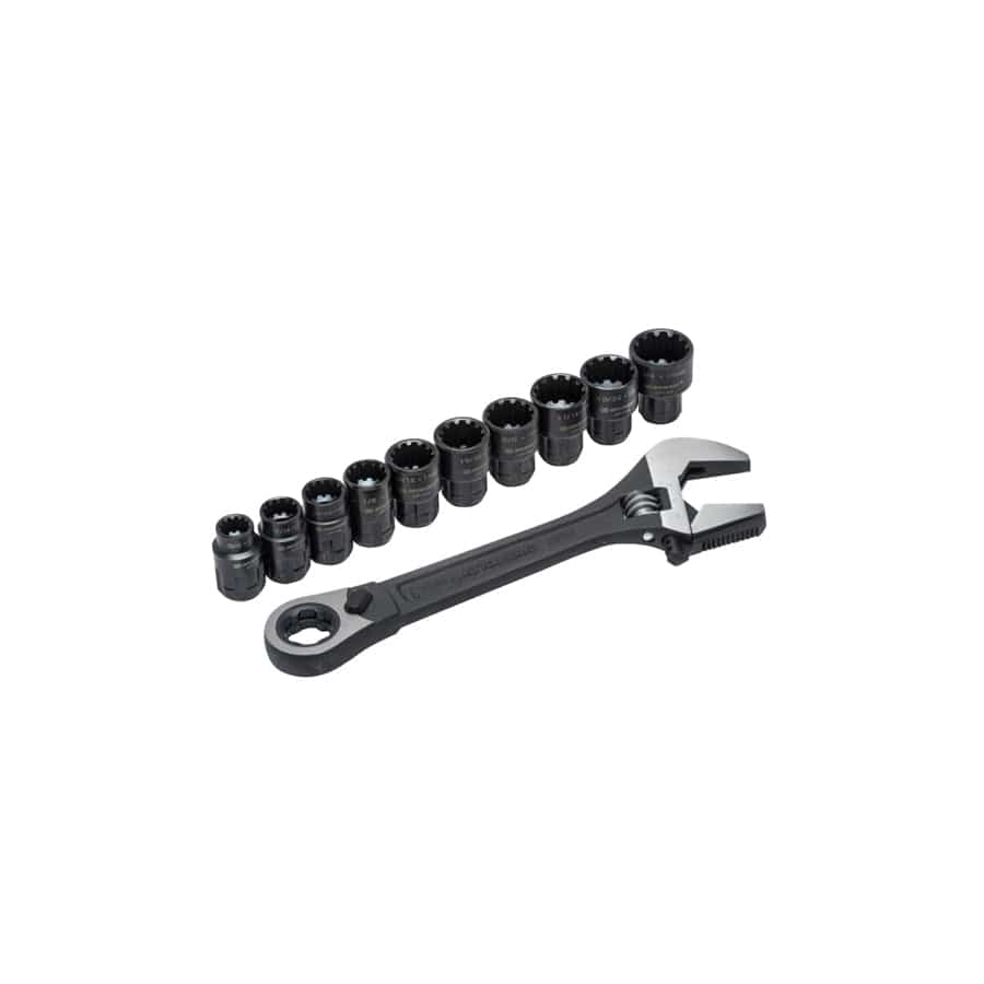 Crescent® CRECPTAW8 X6 Pass-Thru Adjustable Wrench Set, 11 Piece