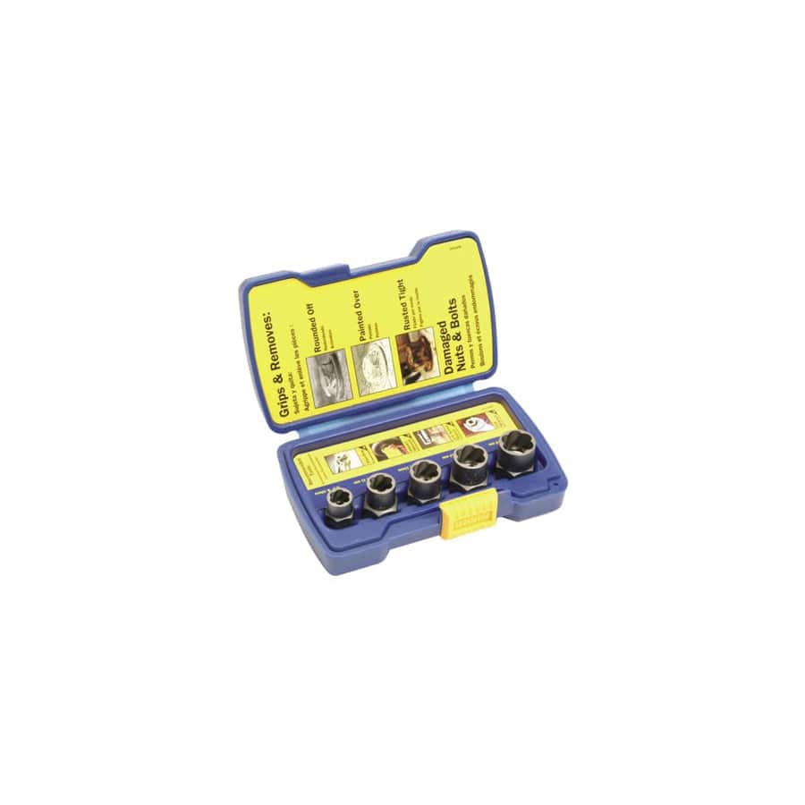 IRWIN® IRW10504634 Bolt Grip Fastener Remover Base Set, 5 Piece