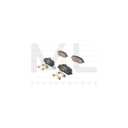 Bosch 0986494615 Brake Pad Set With Integrated Wear Sensor, With Anti-Squeak Plate, With Bolts/Screws, With Accessories BP2610 | ML Performance Car Parts