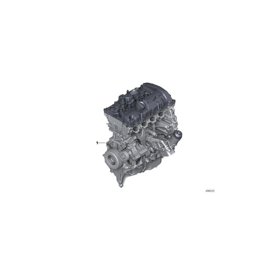 Genuine BMW 11002458434 G20 G30 Exch. Short Engine B48B16A (Inc. 320i 1.6 & 520i 1.6) | ML Performance US Car Parts