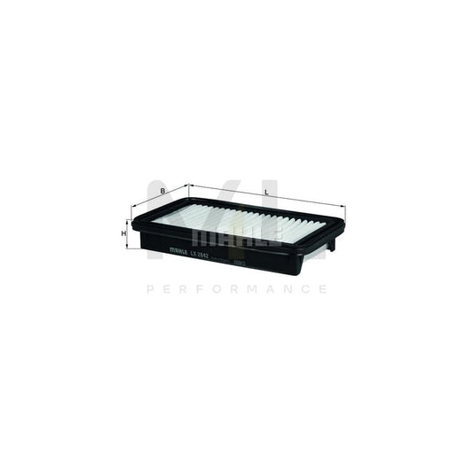 MAHLE ORIGINAL LX 2842 Air Filter for FIAT Sedici (FY) Filter Insert | ML Performance Car Parts
