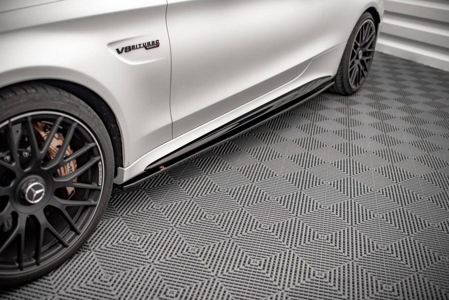 Maxton Design Mercedes Benz C63 AMG Coupe C205 (Facelift) Side Skirts Diffusers V.1