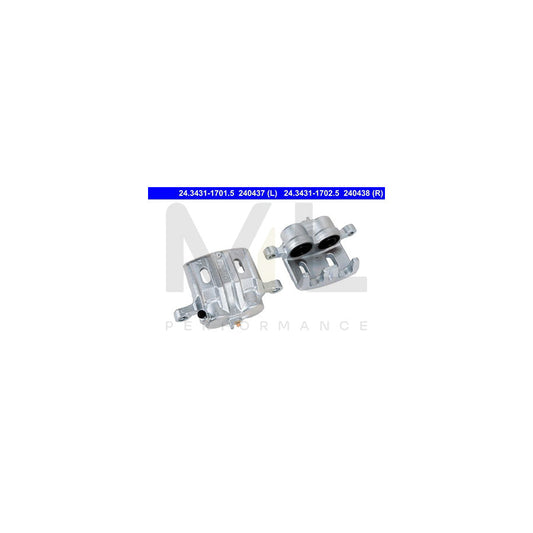ATE 24.3431-1702.5 Brake Caliper without holder