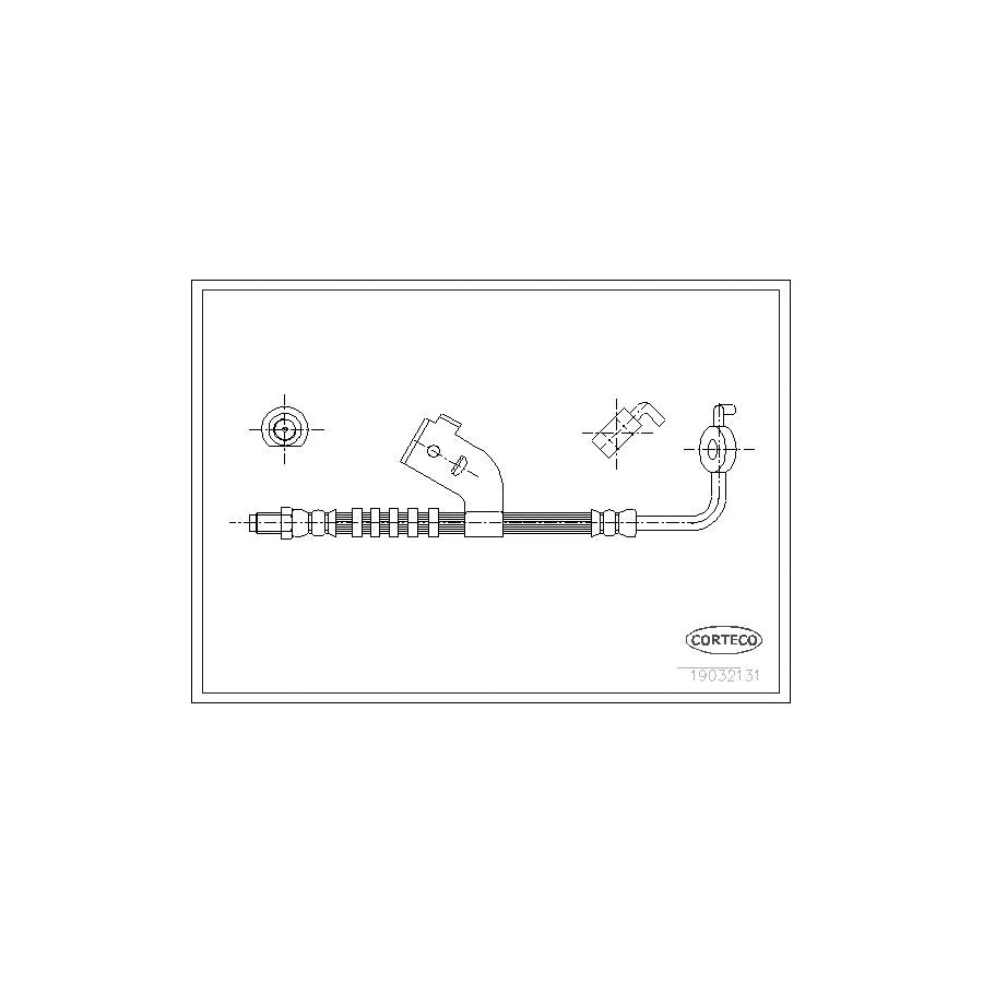 Corteco 19032131 Brake Hose