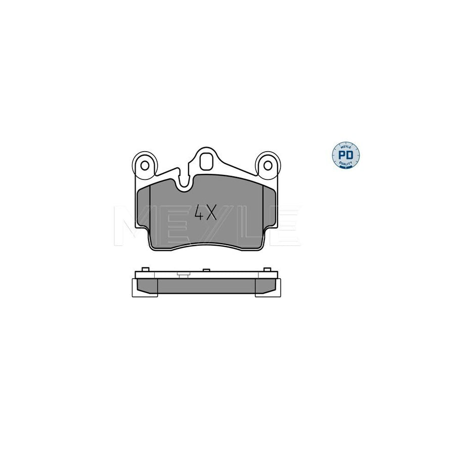 Meyle 025 236 9417/Pd Brake Pad Set