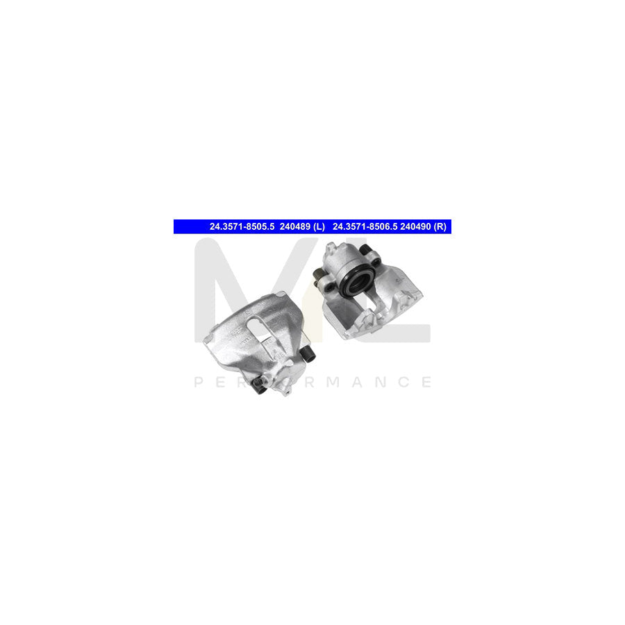 ATE 24.3571-8505.5 Brake Caliper without holder