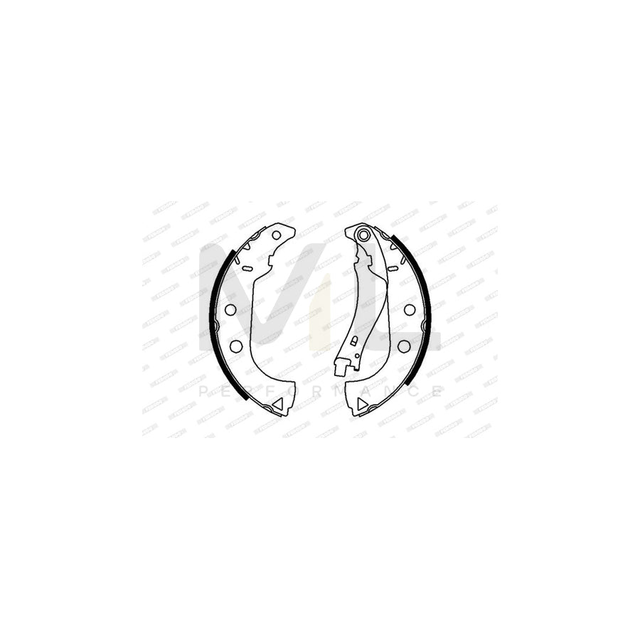 FERODO PREMIER FSB675 Brake Shoe Set | ML Performance Car Parts