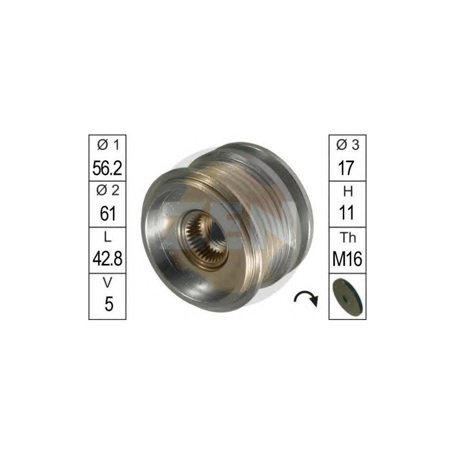 Era 219017 Alternator Freewheel Clutch