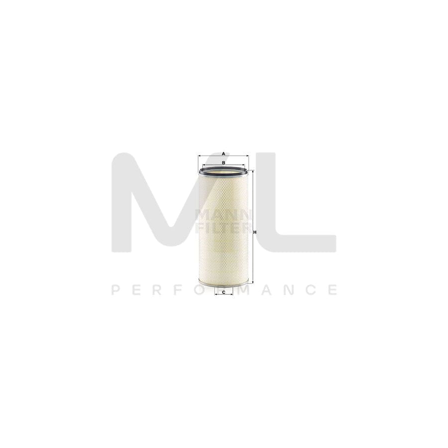 MANN-FILTER C 26 031 x Air Filter Filter Insert, with seal