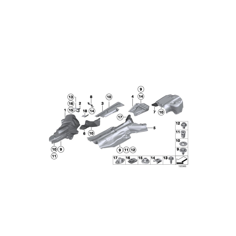Genuine BMW 51487191081 E89 Heat Insulation, Front Wall (Inc. Z4) | ML Performance US Car Parts