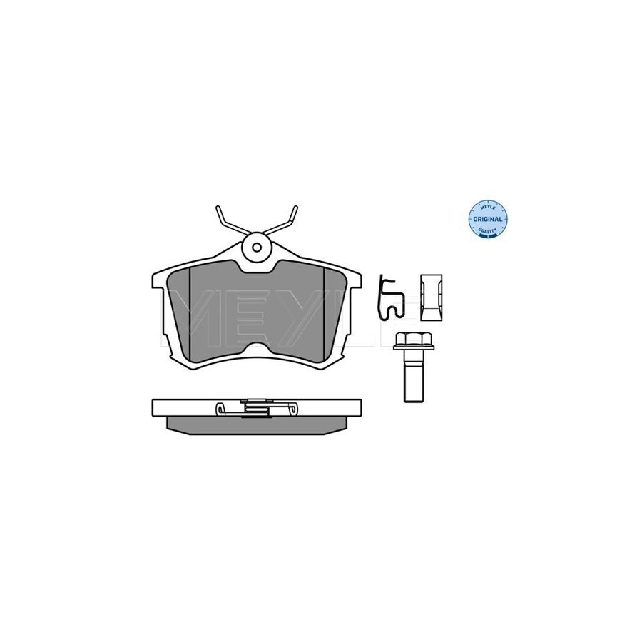 Meyle 025 236 9713 Brake Pad Set