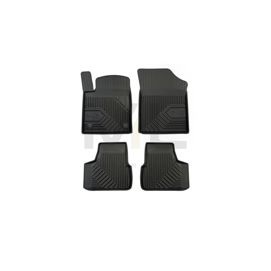 FROGUM Tailored 77407176 Floor mat set Elastomer, Front and Rear, Quantity: 4, Black, (LHD)