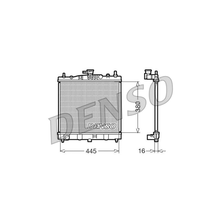 DENSO DRM46002 Engine Radiator