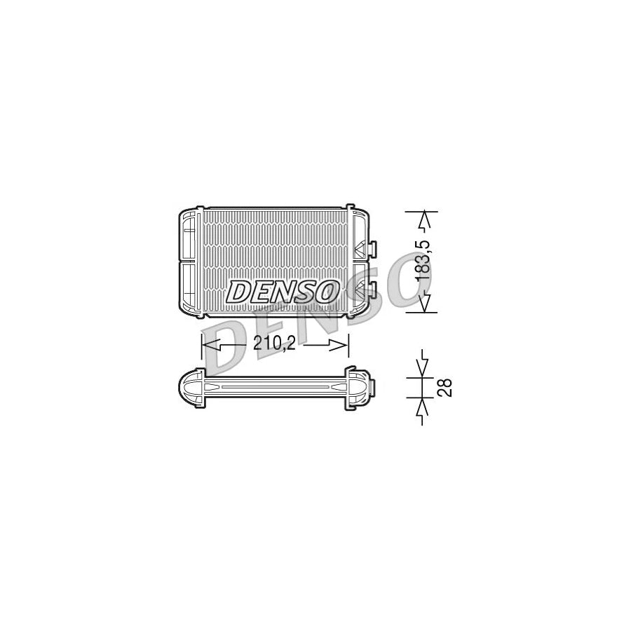DENSO DRR20004 Heater Matrix