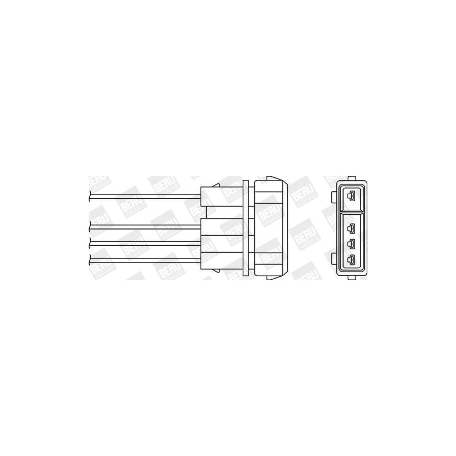 Beru Ozh165 Lambda Sensor