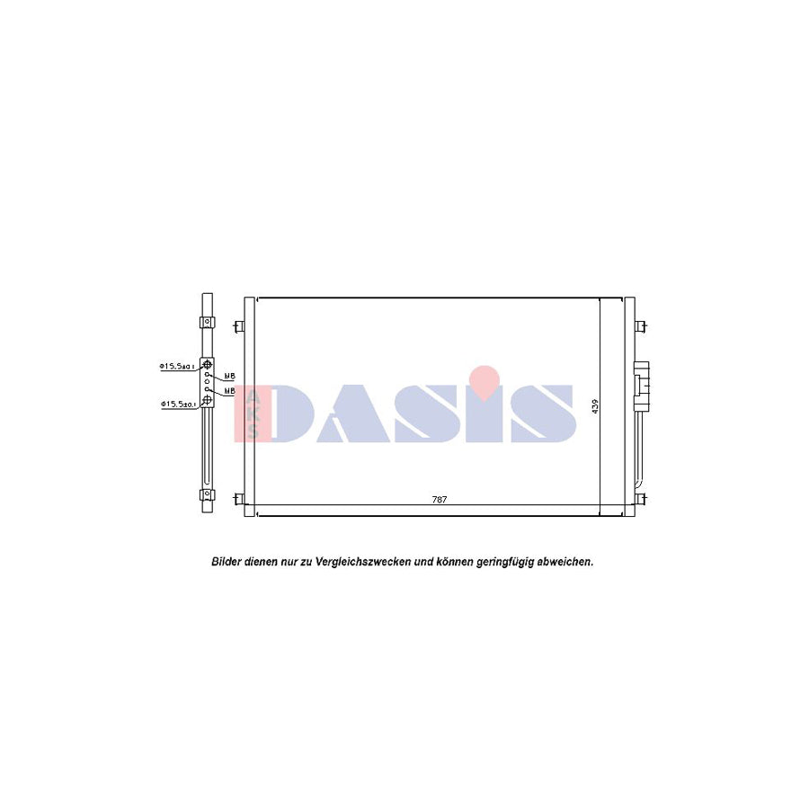 AKS Dasis 522011N Air Conditioning Condenser