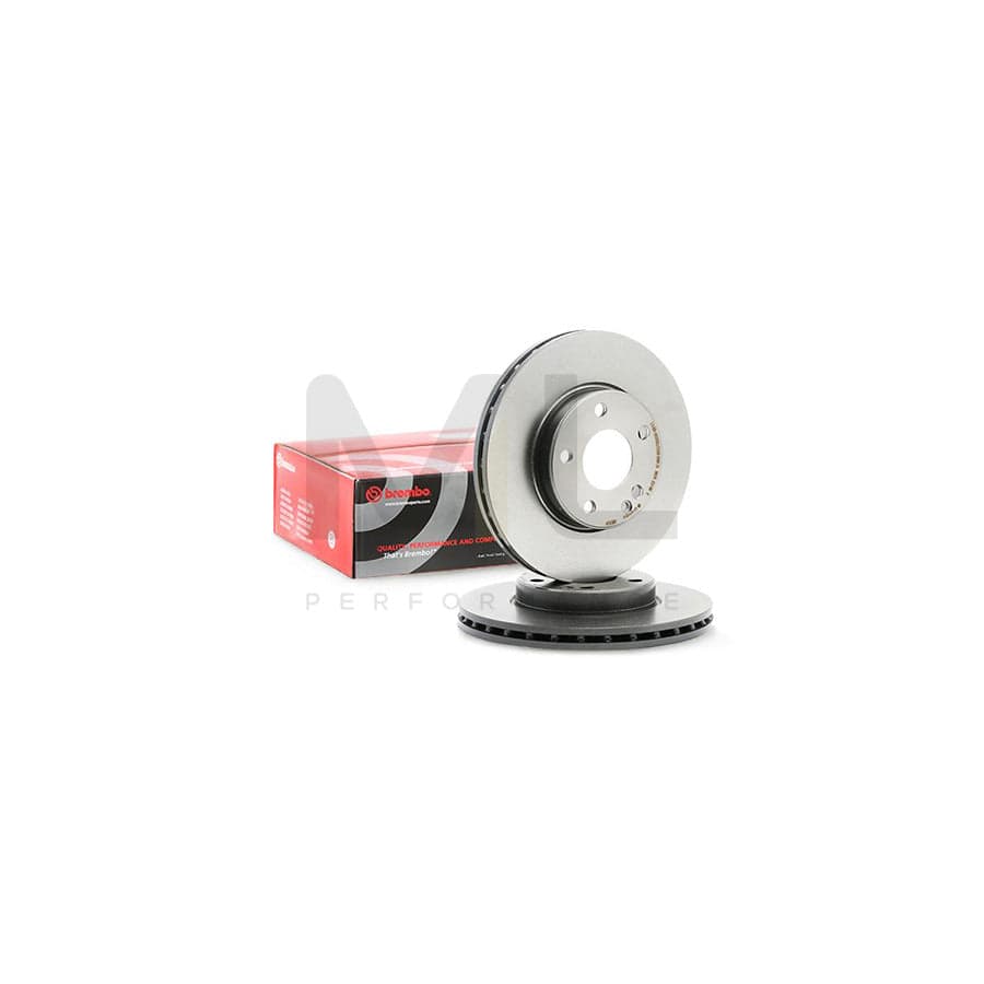 BREMBO COATED DISC LINE 09.B343.41 Brake Disc Internally Vented, Coated, High-carbon, with bolts/screws | ML Performance Car Parts