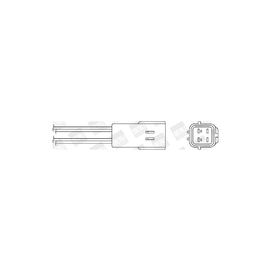 Beru Ozh163 Lambda Sensor