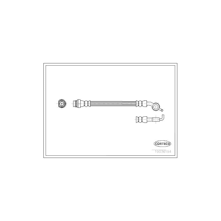 Corteco 19036194 Brake Hose