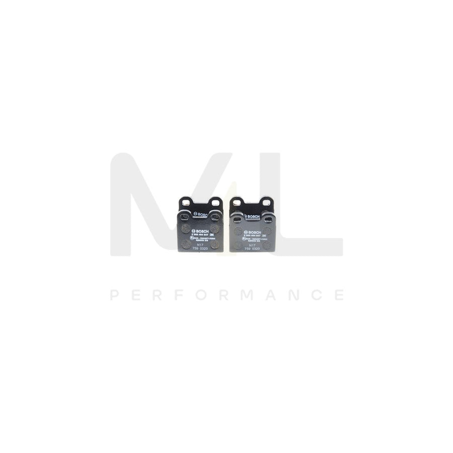 Bosch 0986494847 Brake Pad Set For Vw Beetle BP2021 | ML Performance Car Parts