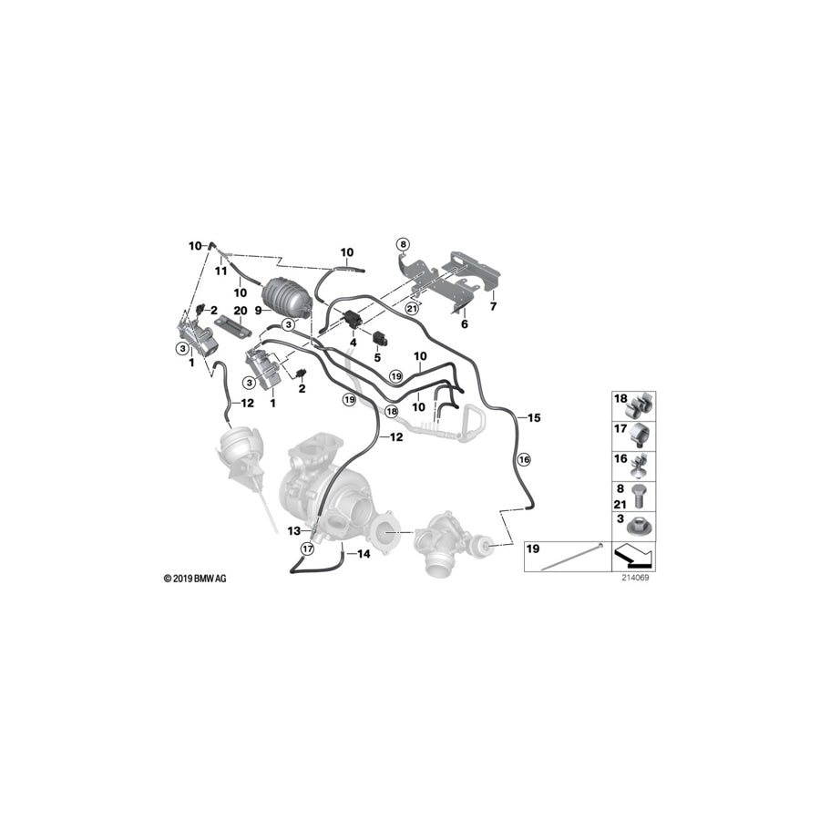 Genuine BMW 11657800034 E70 E91 E60 Heat Protection Shield (Inc. 535d, X5 35dX & X5 3.0sd) | ML Performance US
