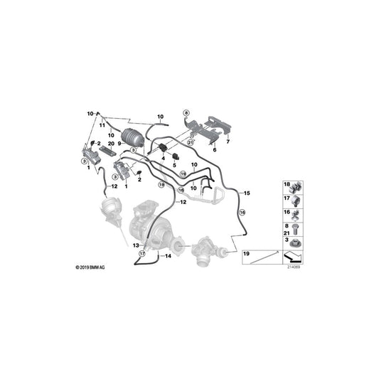 Genuine BMW 11657800034 E70 E91 E60 Heat Protection Shield (Inc. 535d, X5 35dX & X5 3.0sd) | ML Performance US