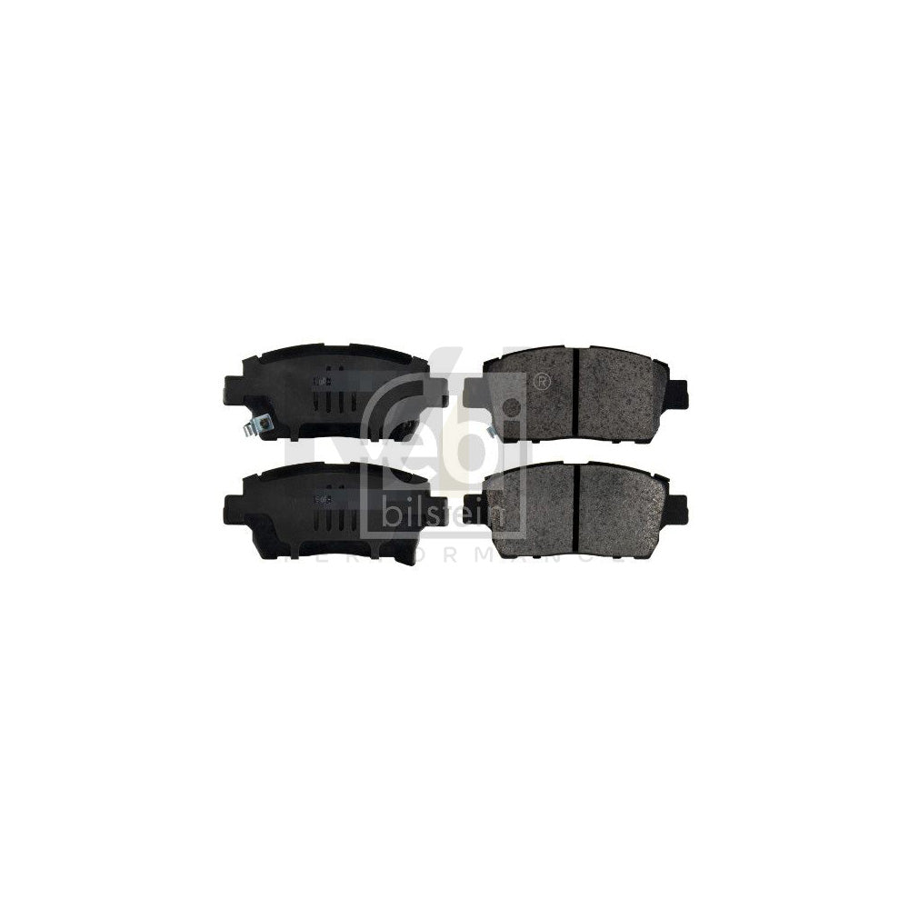 Febi Bilstein 116350 Brake Pad Set Front Axle, With Acoustic Wear Warning