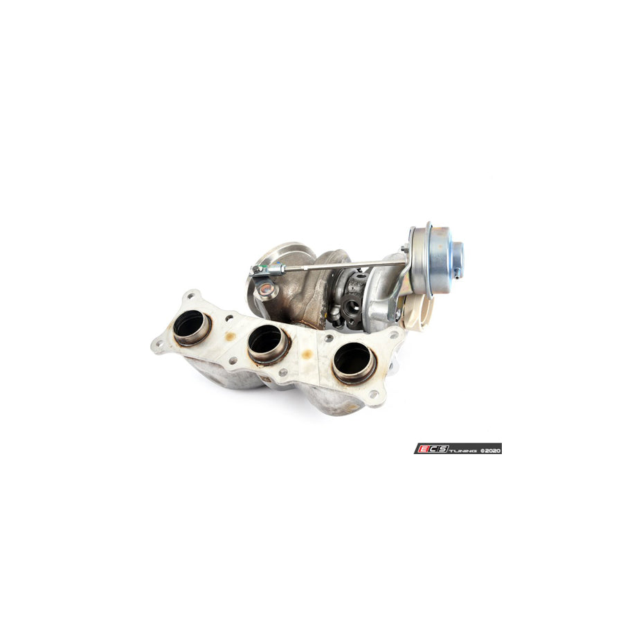 Genuine BMW 11657649296 F01 F02 E71 Exchange Turbocharger With Exh.Manifold (Inc. X6 35iX, 740i & 740Li) | ML Performance US