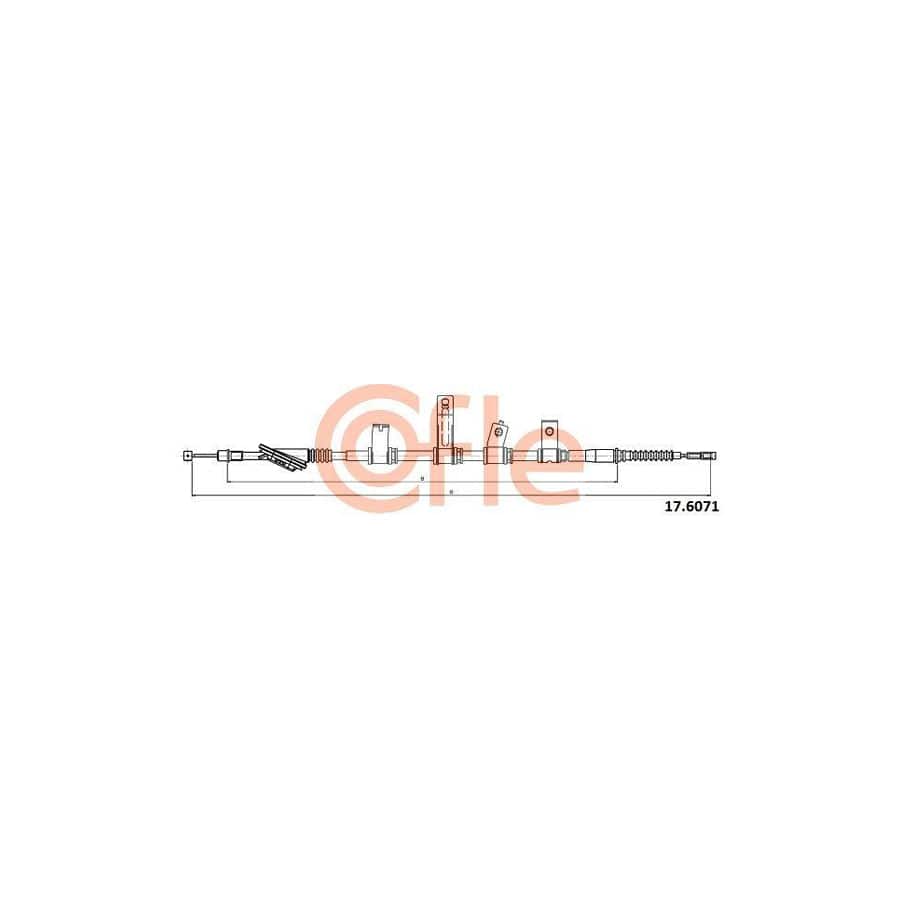 Cofle 17.6071 Hand Brake Cable for KIA Magentis II (Mg)